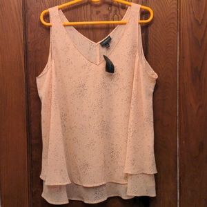 Lane Bryant size 20 Blush Splatter Blouse